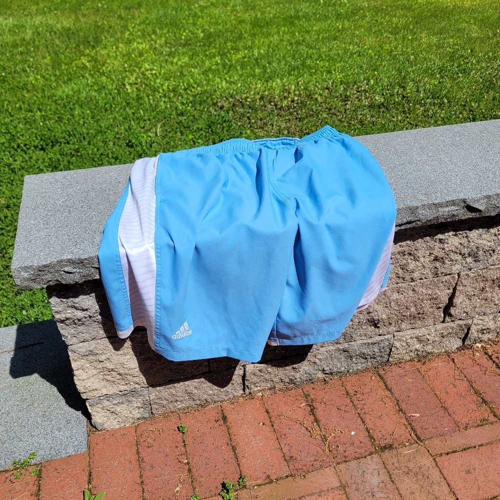 Adidas blue shorts